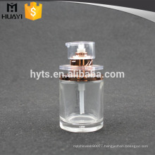 50ml wholesale glass transparent lotion pump bottle